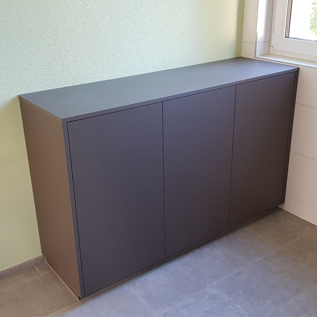 Möbel nach Mass | graues Sideboard