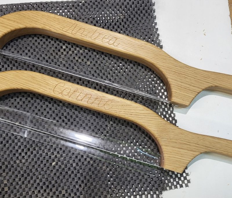 Brotmesser mit Gravur