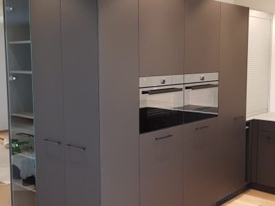 Küchenumbau in Romanshorn | graue Küche