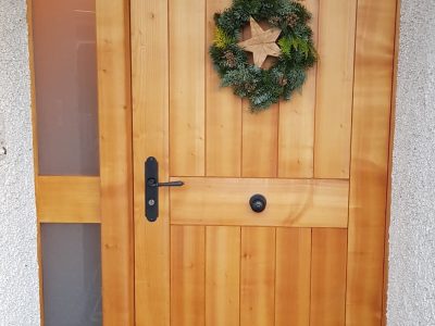 Haustüre aufgefrischt