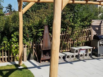 Aussengestell aus Holz